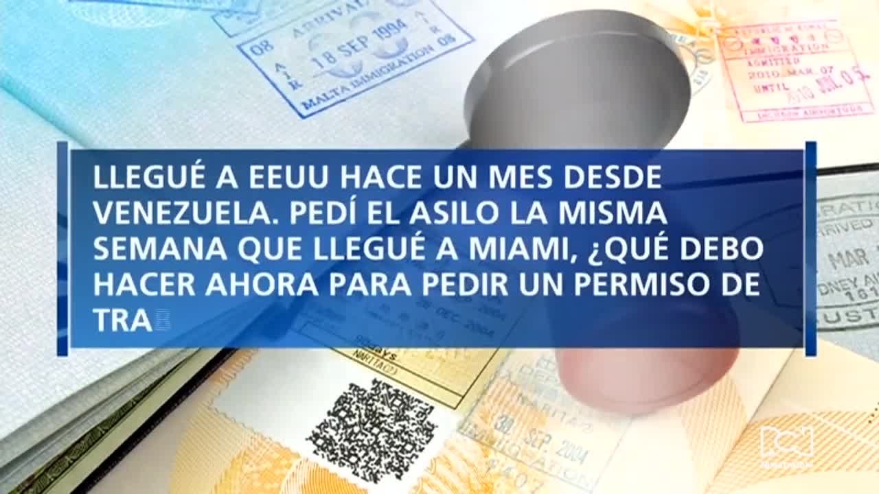 ¿Qué deben hacer los solicitantes de asilo para aplicar por un permiso de trabajo en Estados Unidos?