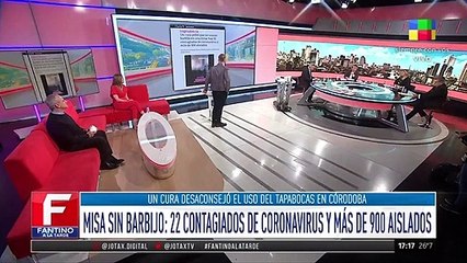 Скачать видео: Misa sin barbijo: 22 contagiados de coronavirus y 900 aislados