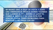 ¿Puede Estados Unidos negar la renovación de la visa a un turista con una deuda hospitalaria?