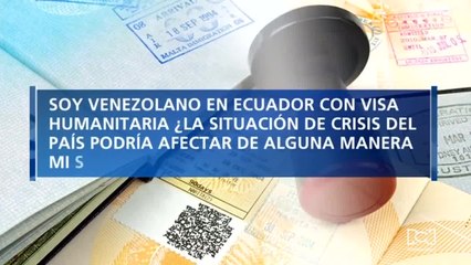 ¿La crisis en Ecuador puede afectar a los venezolanos radicados en ese país?