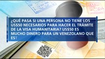 ¿Qué pasa si un venezolano no tiene los 50 dólares para tramitar la visa humanitaria en Ecuador?