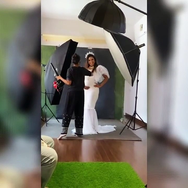 Myna nandhini pregnancy photo shoot