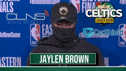 Jaylen Brown "Who Marcus is, I love him for it" | Postgame Interview | Celtics vs Heat Game 2