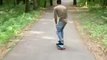 Guy Fails While Longboarding Downhill