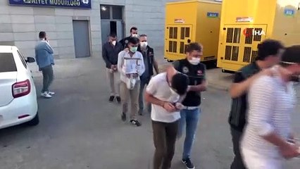 Torbacılara şafak operasyonunda gözaltına alınan 14 kişi adliyeye sevk edildi