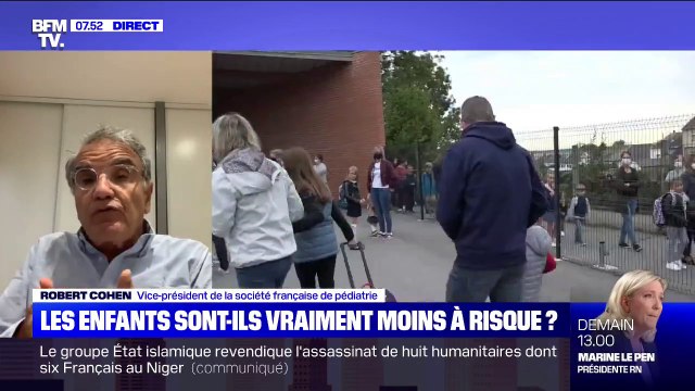 Robert Cohen (Société française de pédiatrie): Les enfants peuvent transmettre le virus, mais beaucoup moins que les adultes