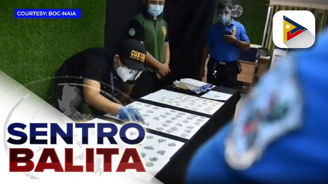 #SentroBalita | P1.8-M halaga ng ecstacy na itinangkang ipuslit sa bansa, naharang ng BOC-NAIA