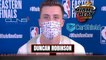 Duncan Robinson Postgame Interview | Reaction to Celtics Locker Room Fight | Celtics vs Heat Game 2