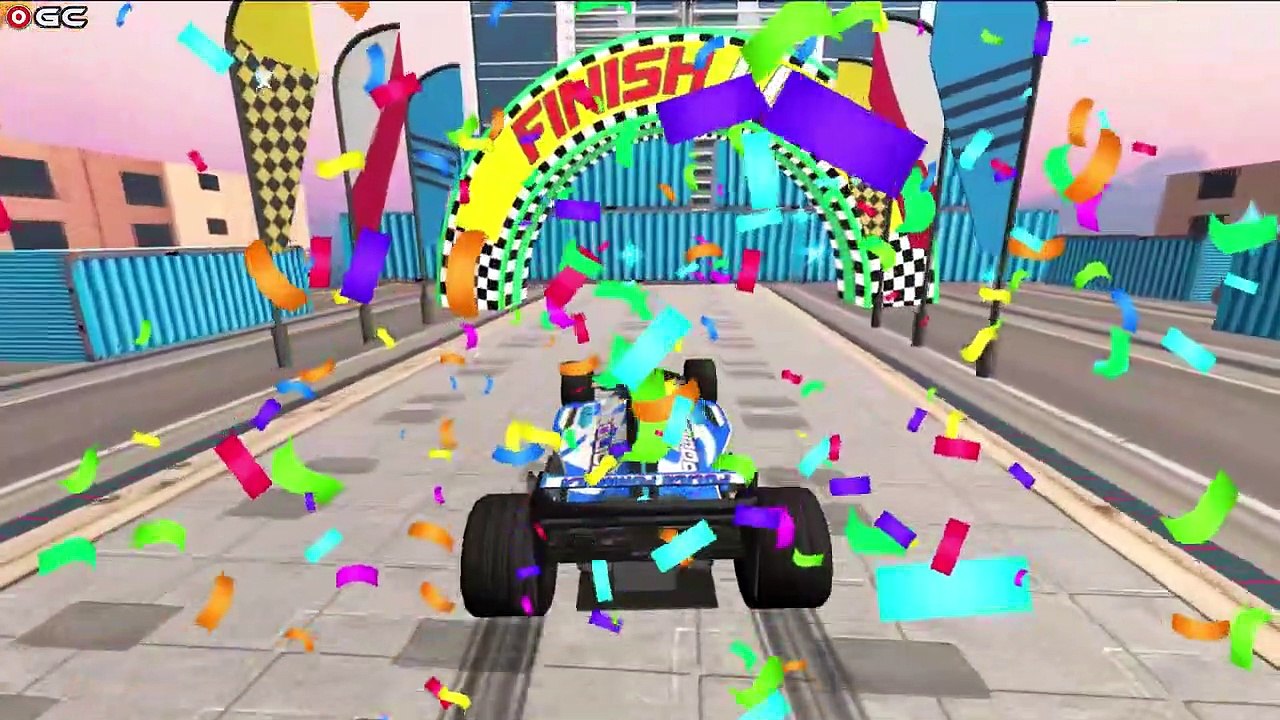 Police Formula Ramp Car Stunts GT Stunt Car Games - Impossible Formula Racing - Android GamePlay