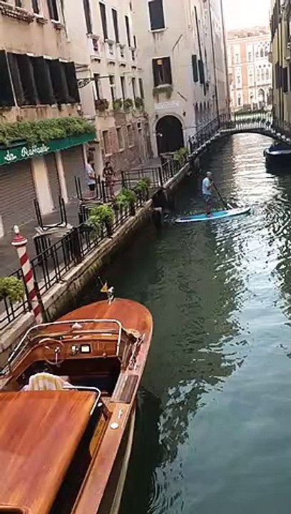 Chris Kelly goes paddleboarding in Venice to mark his 60th