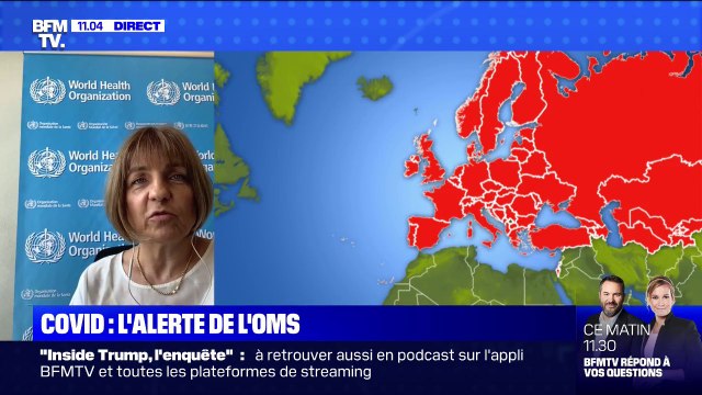 Covid-19: Sylvie Briand (OMS) évoque le début d'une deuxième vaguelette