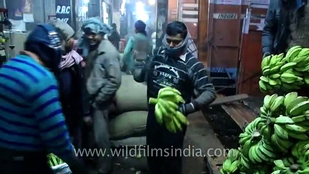 Wholesale Vegetable Market in Azadpur, New Delhi