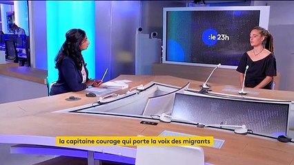 Carola Rackete, la porte-voix des migrants, appelle "à s'engager"