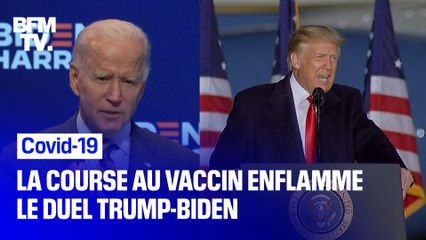 Covid-19: la course au vaccin enflamme le duel Trump-Biden