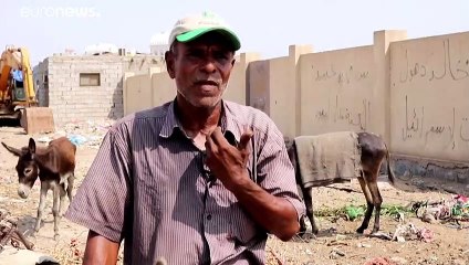 شاهد: المصاعب الاقتصادية تعيد الحمير للخدمة في شوارع عدن
