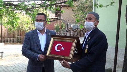 Kıbrıs Gazisine vefa ziyareti