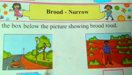 Broad - Narrow | Concept of Maths | Class 1