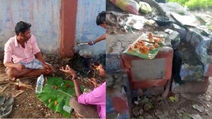 பாம்பை பிடித்து மீன் போல வெட்டி கறி சமைத்து சாப்பிட்ட நபர் கைது - வீடியோ
