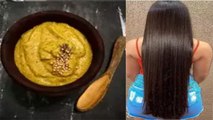 रात में बालों पर लगा कर छोड़ दें ये चीज, दोगुना तेजी से बढे़ंगे बाल | Hair Care Tips | Boldsky