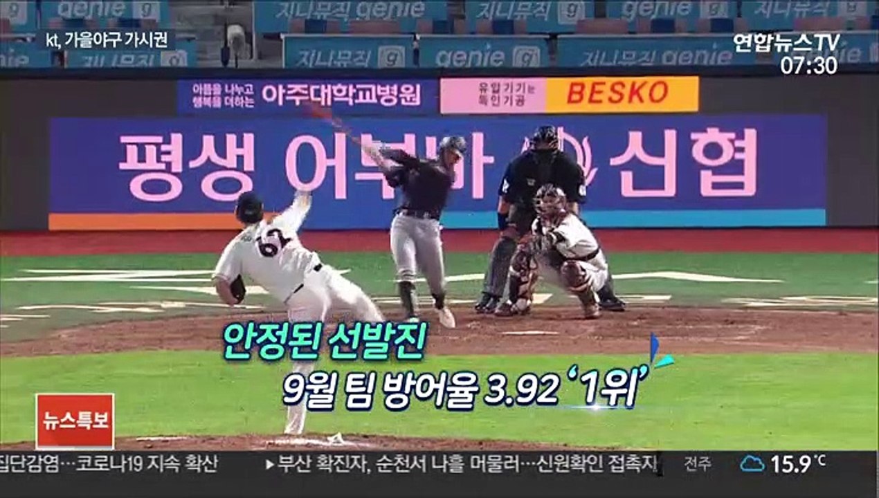 순위판도 뒤흔드는 막내 kt…혼돈의 가을야구