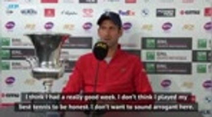I won Rome yet didn't play at my best - Djokovic