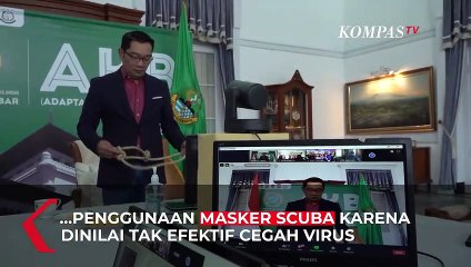 Masker Scuba Dilarang, Ridwan Kamil: Bagian dari Adaptasi Kebiasan Baru
