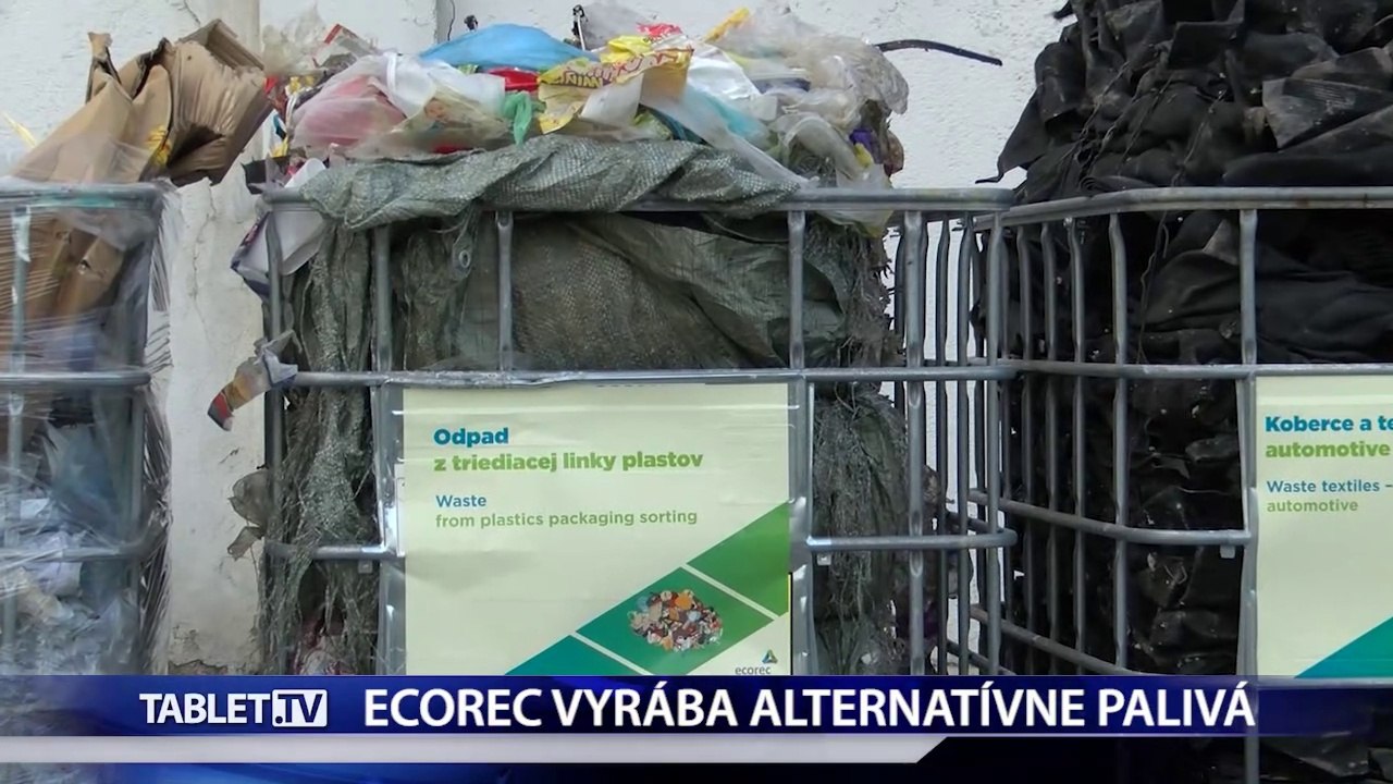 Firma ecorec vyrába alternatívne palivá
