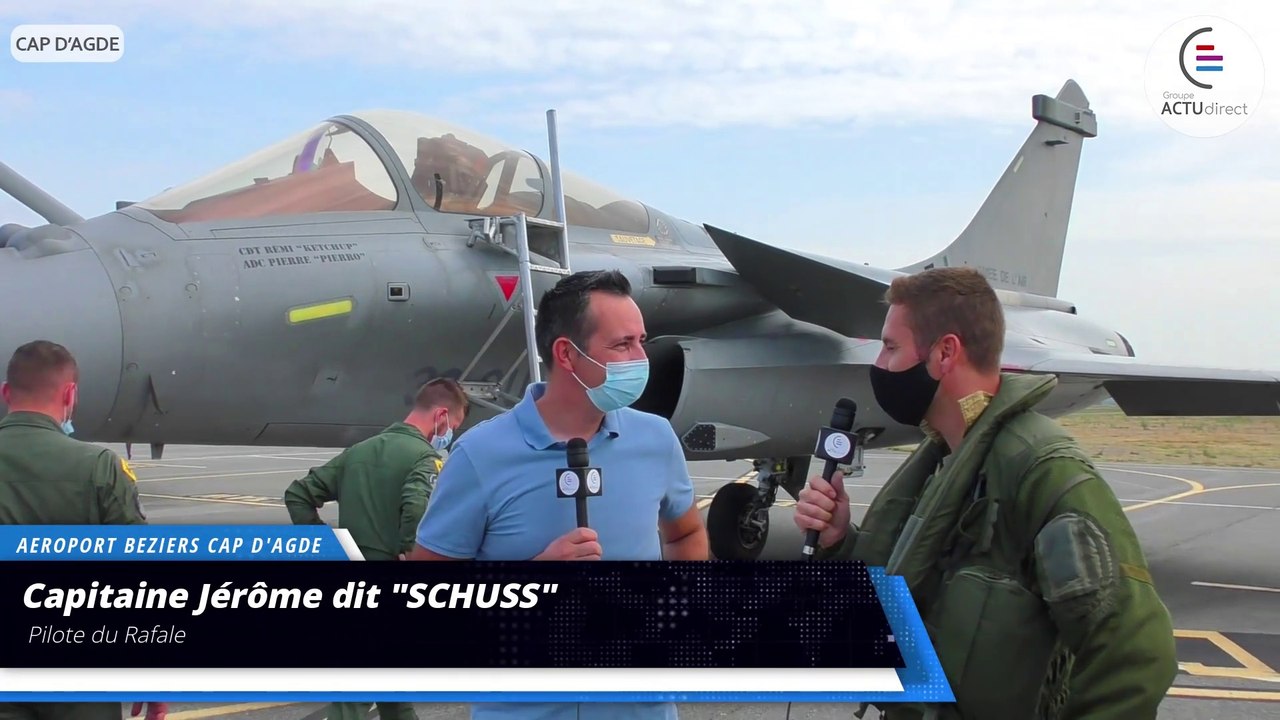 Cap d’Agde : les deux rafales de l’armée de l’air Française sont arrivés
