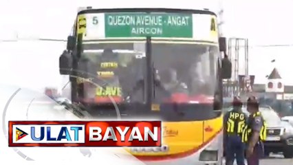 PNP-HPG, nag-inspeksyon sa mga pampublikong sasakyan