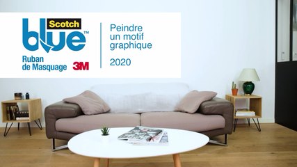 Créer un mur graphique parfait grâce aux produits ScotchBlue™ !