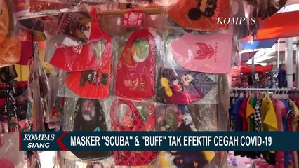 Masker Scuba dan Buff Disebut Tidak Efektif Cegah Corona
