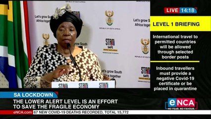International travel permitted from the 1st of October