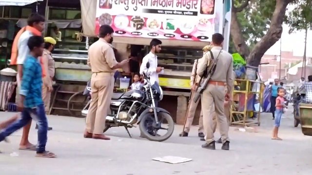 एसएसपी के आदेश के बाद इकदिल पुलिस ने चलाया चेकिंग अभियान