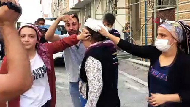 Seyyar satıcılar ile zabıta birbirine girdi