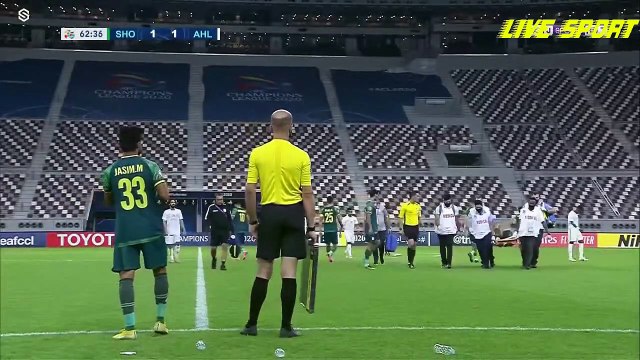 مباراه نادي الشرطه العراقي والاهلي السعودي في دوري ابطال اسيا 17_9_2020 الشوط الثاني