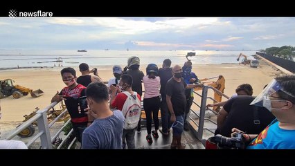 Beautification project for Manila beach said to be threat to local marine life