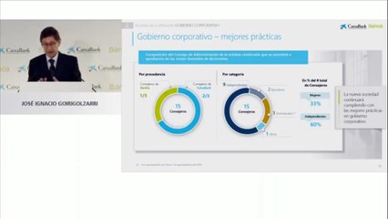 Download Video: José Ignacio Goirigolzarri y Gonzalo Gortázar presentan la nueva CaixaBank