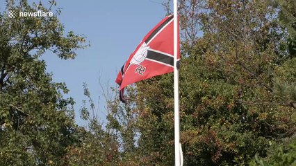 Man flies ‘Nazi’ flag from flagpole in Worcester, UK