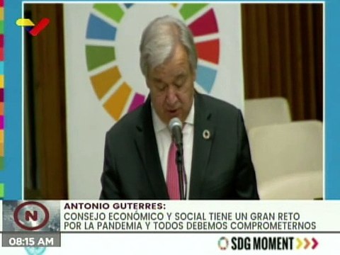 Antonio Guterres: La Agenda 2030 ofrece el faro que necesitamos para acabar con la pandemia