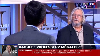 Didier Raoult sur LCI, 2020.