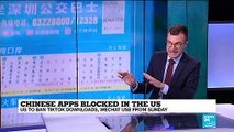 US to ban TikTok downloads, WeChat use from Sunday