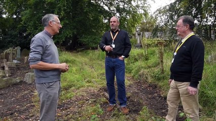 The Parish Church of St. Mary graveyard battle