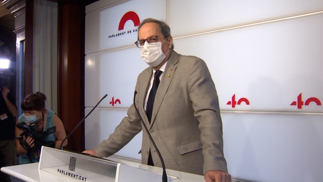 Rueda de prensa de Quim Torra