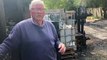 Heartache of farmer as he watched on as fire started by arsonists kill his pet goats