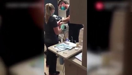 ABD'de akılalmaz görüntü! Hastasının hayatını böyle hiçe saydı