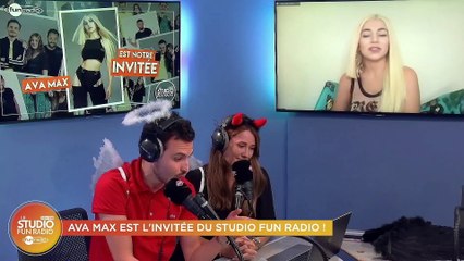 Ava Max en interview dans Le Studio Fun Radio