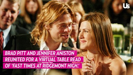 Brad Pitt Blushes As Jennifer Aniston Calls Him ‘Cute’ During Flirty ‘Fast Times’ Table Read