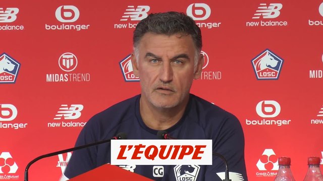 Galtier : «On n'aura pas le même OM dimanche soir au coup d'envoi» - Foot - L1 - Lille