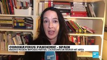 Coronavirus pandemic: Spanish capital region orders partial lockdown