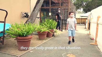 Schools are closed in Los Angeles, but alternative facilities try to fill the gap